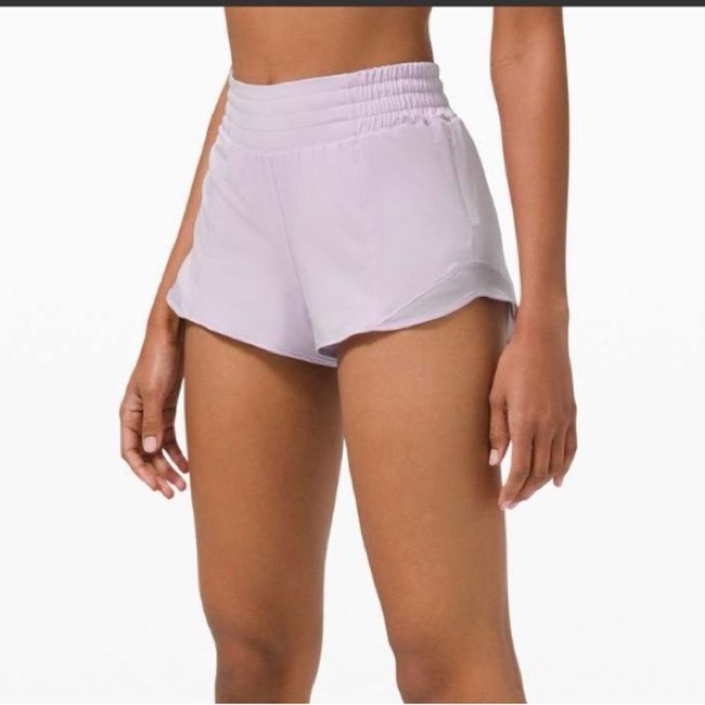Lululemon Lilac Hotty Hot Shorts